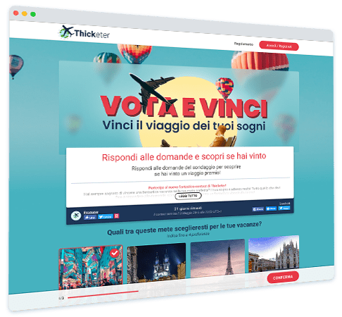 Leevia instant poll desktop